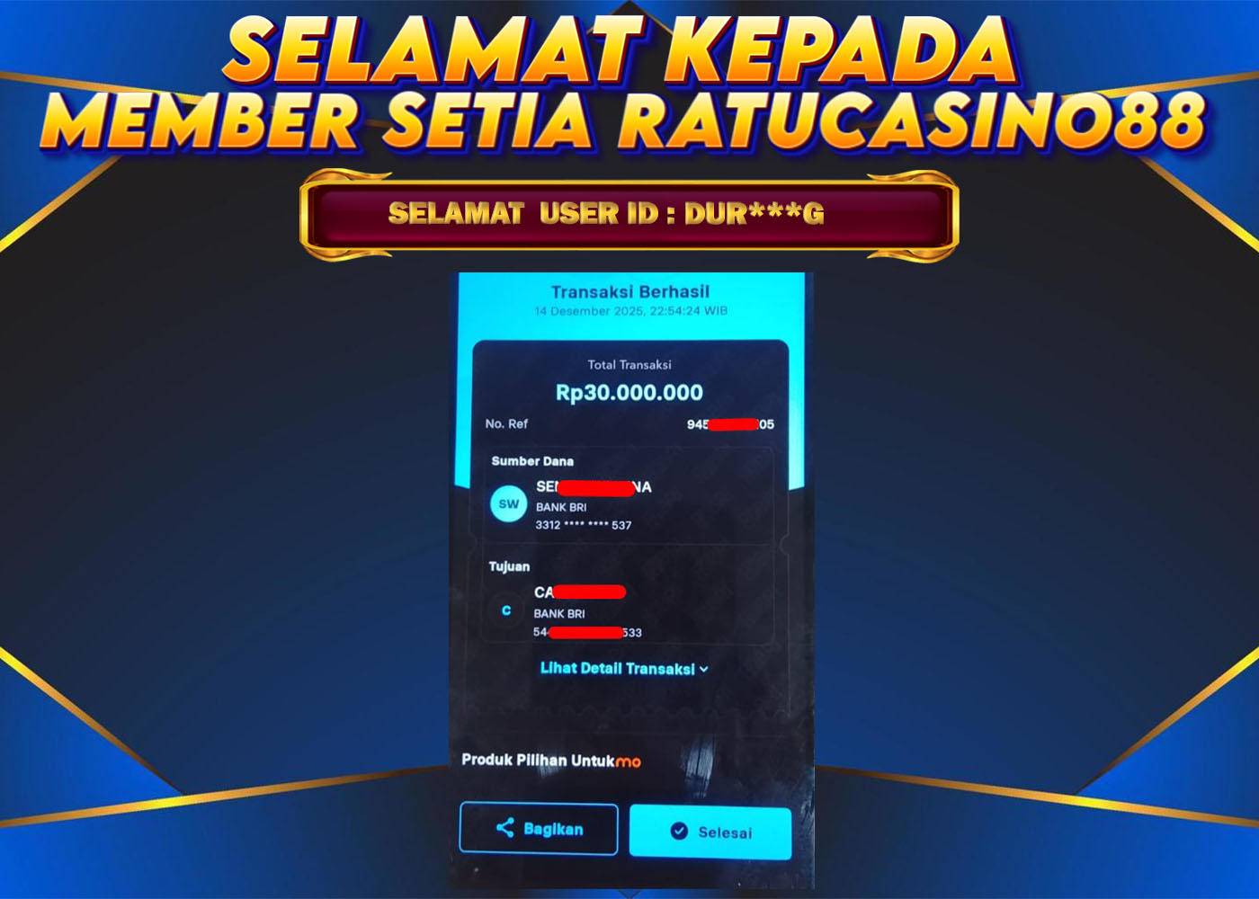 WITHDRAWAL MEMBER 158